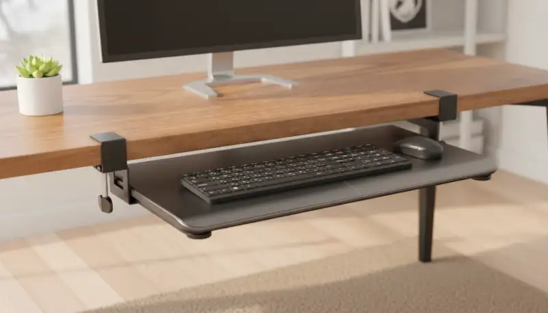 Tastaturschublade nachrüsten: Mehr Platz und Ergonomie
